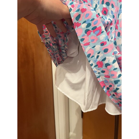 Lilly Pulitzer Blaire Flutter Sleeve Dress In Multi Hottie Dottie - Picture 11 of 14